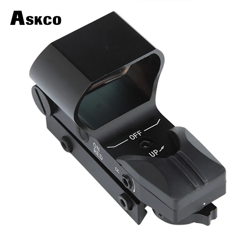 Askco 20 мм Rail Red Dot Scope оптический прицел тактический Красный Зеленый 4 Сетка точка рефлекс оптика зрение область голограф для охоты