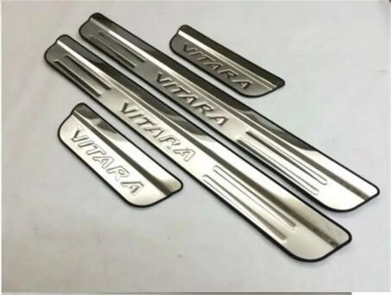 4 шт./компл. Накладка на порог из нержавеющей стали приветственная педаль для Suzuki