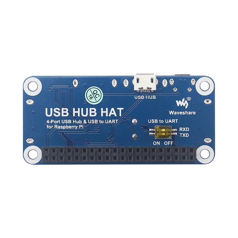 Raspberry Pi 4B usb хаб шляпа плата расширения 4 Порты USB UART для последовательного отладки