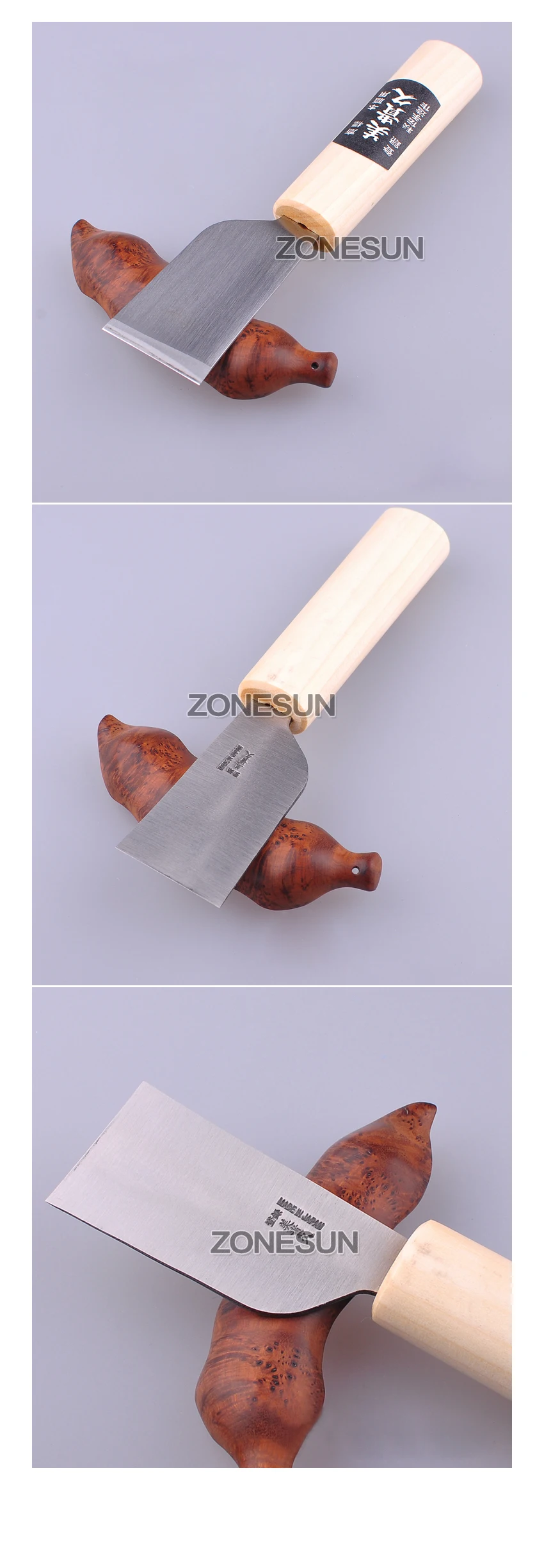 ZONEUN One 1 шт. DIY нож для резки кожи из нержавеющей стали инструмент для рукоделия с режущий инструмент по дереву горячая распродажа