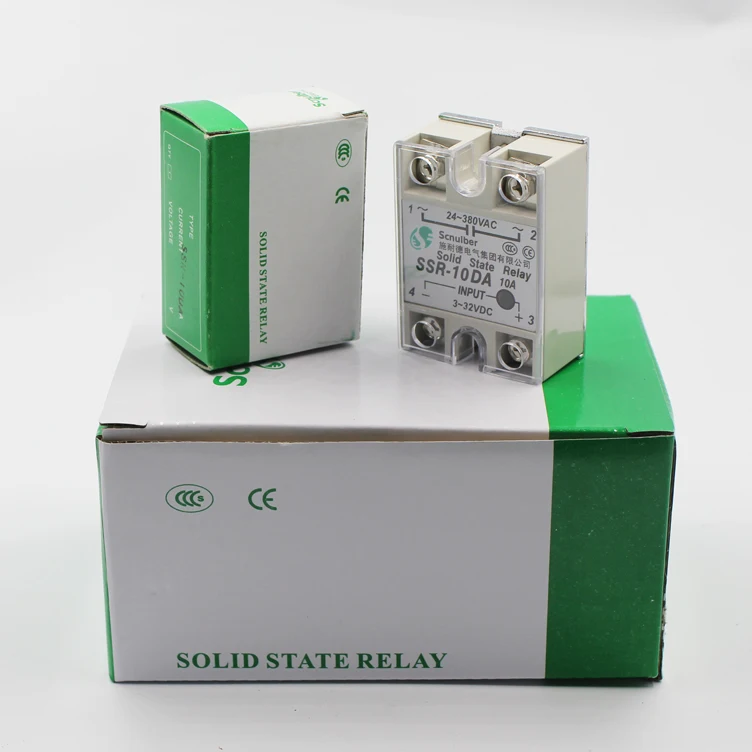 1 шт. SSR 10DA 10А твердотельный релейный модуль 3 32 В DC вход 24 380VAC|solid state relay|state relay