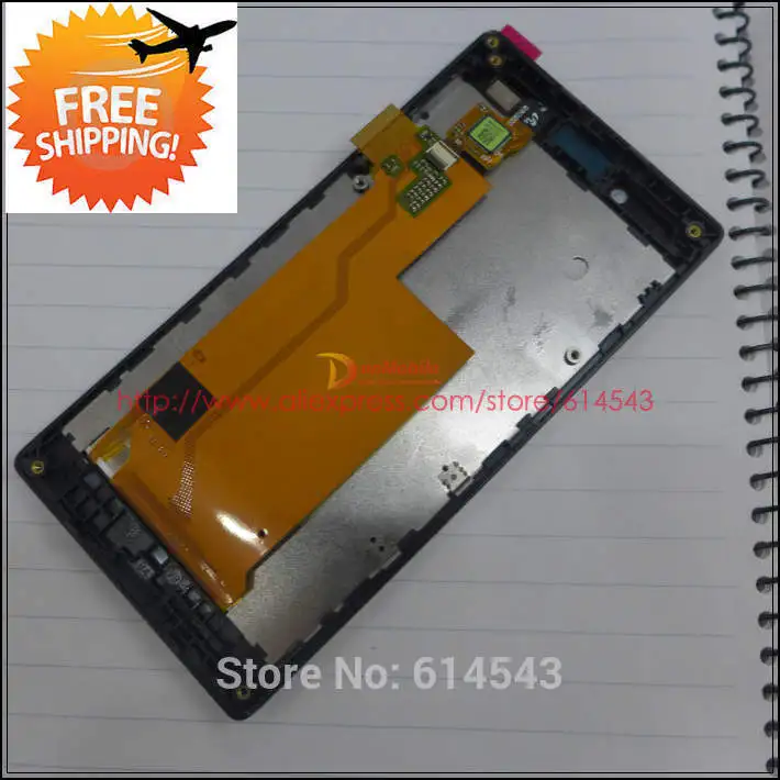 Протестированный ЖК экран для Sony Xperia J ST26 ST26i ST26a дисплей + сенсорный дигитайзер в