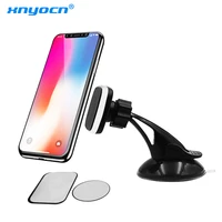 smartphone holder car magnetic magnet phone holder suction cup mount windshield stand 360 degree for xiaomi iphone xs xnyo