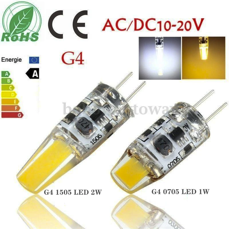 G4 УДАРА СВЕТОДИОДНЫЙ AC/DC12 24V светодиодный Сменные галогенные лампы для