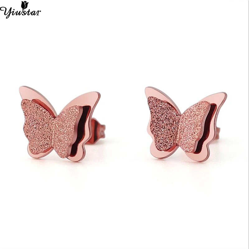 Yiustar серьги из нержавеющей стали, серьги-гвоздики с Микки Маусом для детей, девочек, минималистичное ювелирное изделие, милые женские аксессуары, серьги