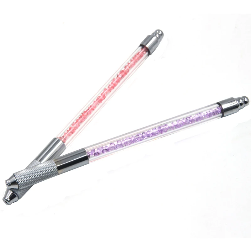 Оптовая продажа 2 шт. Корея 110 мм длина ручная микроблейдинг ручка бровь