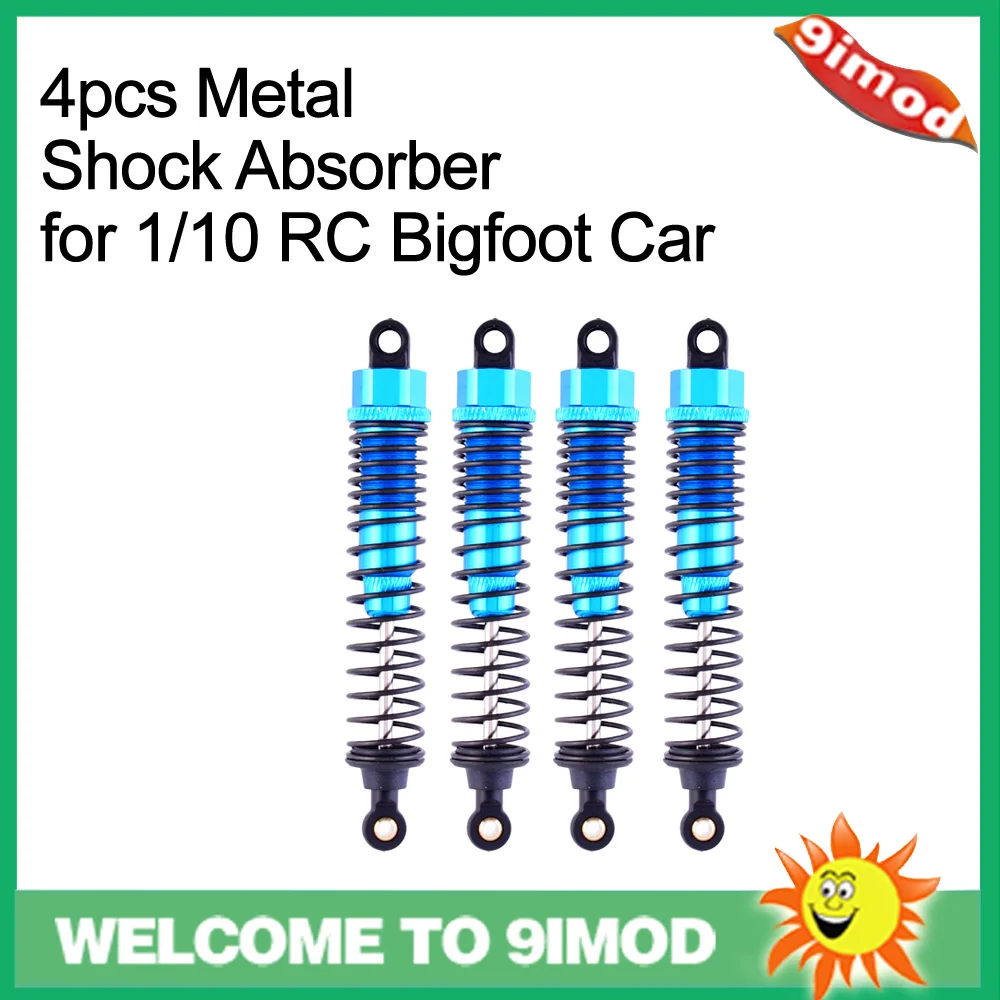 4 шт. 108004 металлический амортизатор подвески для HSP Tamiya Axial 1/10 RC Car Bigfoot blue