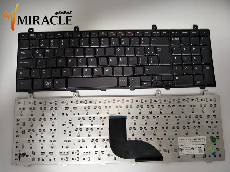 Бесплатная доставка ремонт Life P/N:AEGM7600120 для DELL Studio 17 1745 1747 1749 SP/LA Клавиатура