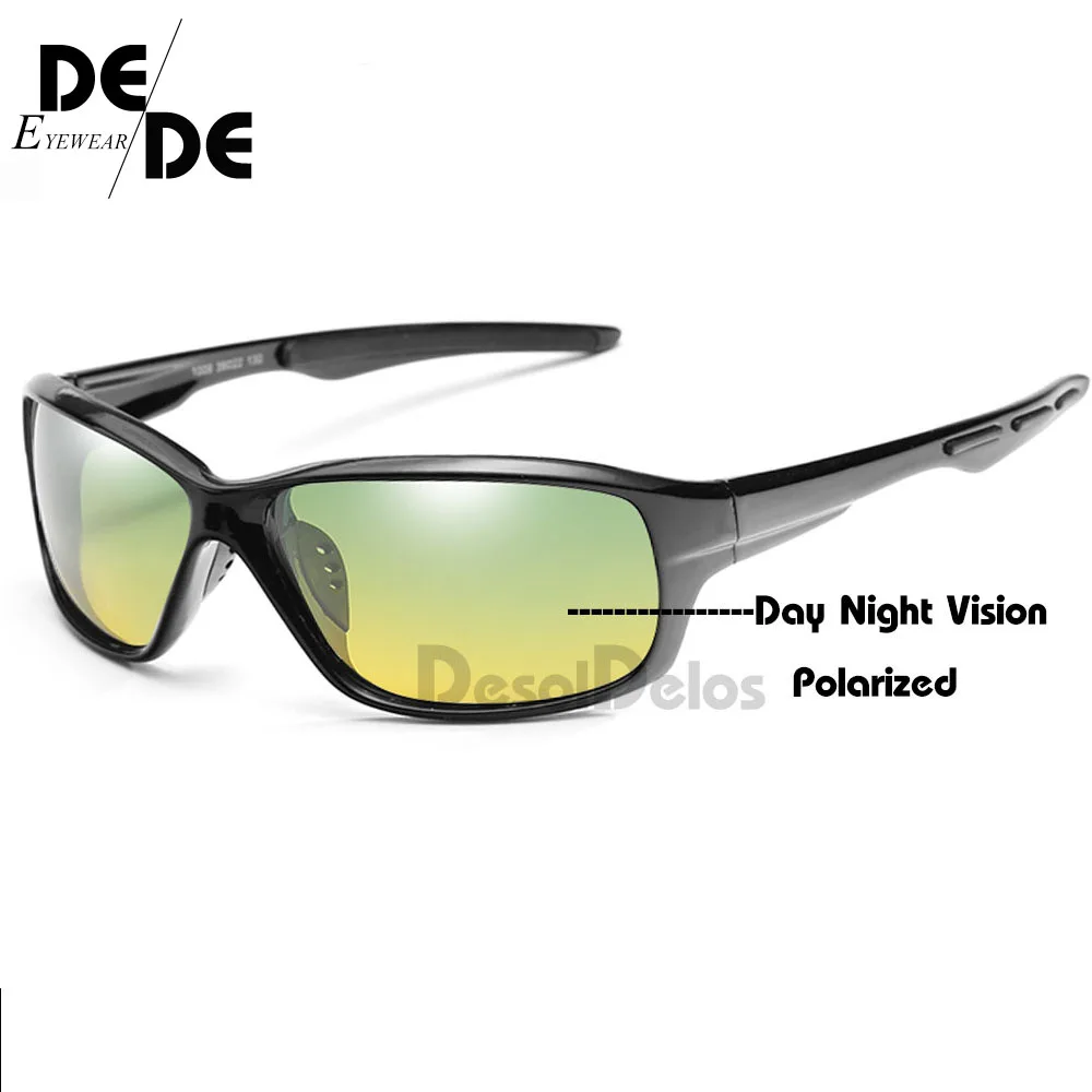 Мужские поляризационные солнцезащитные очки для дня и ночи классические