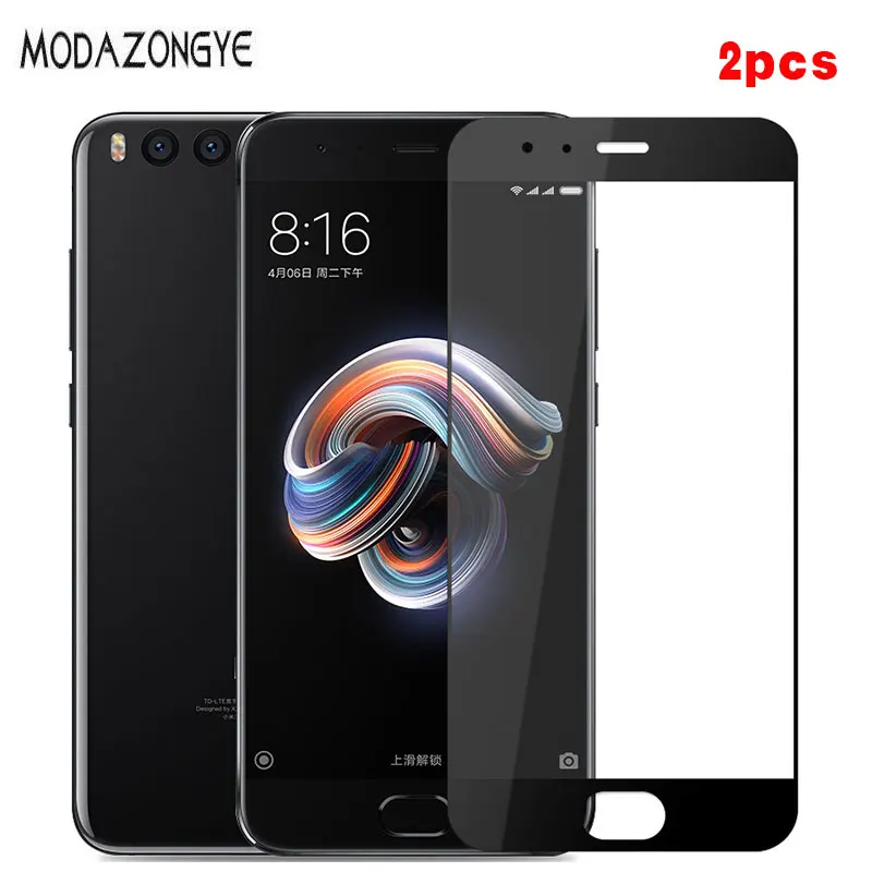 2pcs Tempered Glass For Xiaomi Mi Note 3 Screen Protector note 2017 Full Cover | Мобильные телефоны и аксессуары