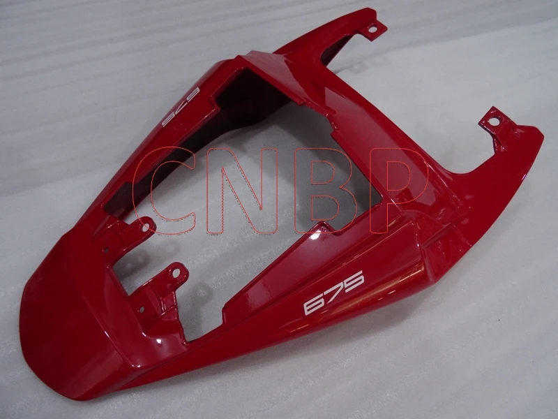 Набор для всего тела Daytona 2009-2012 красно-черные Обтекатели для Triumph 675 11 12 мотоцикл обтекатель для Triumph 675 2011 без краски