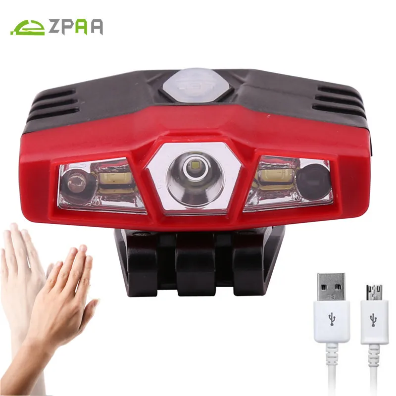 ZPAA Водонепроницаемая Кепка для улицы лампа встроенный аккумулятор USB зарядка