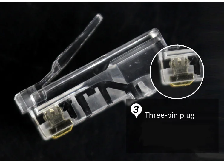 LAOA RJ45 подключение к сети, 8P8C Разъем сетевого кабеля 50 шт./100 шт