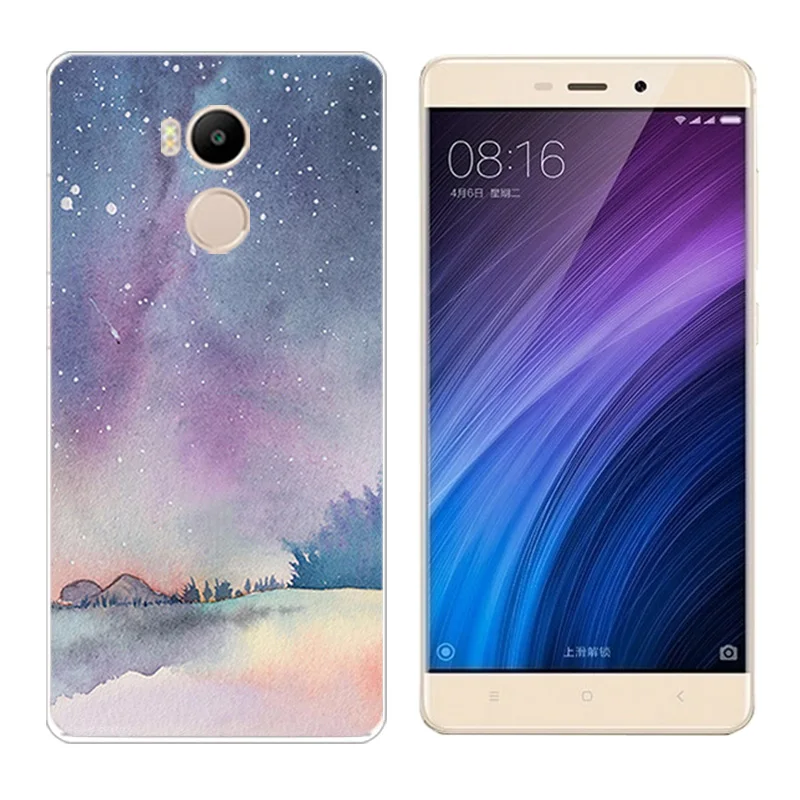 Case for Xiaomi Redmi 4 Prime TPU Soft Mobile Phone Cases Silicone Cover Pro Disk Printing Coque |
