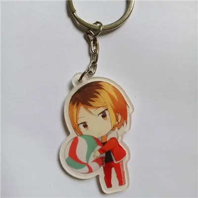 1 шт. аниме Haikyu Nekoma старшеклассница волейбол Kozume Kenma Kiyoko кулон брелок для ключей Portachiavi kulcstarto - Цвет: 5