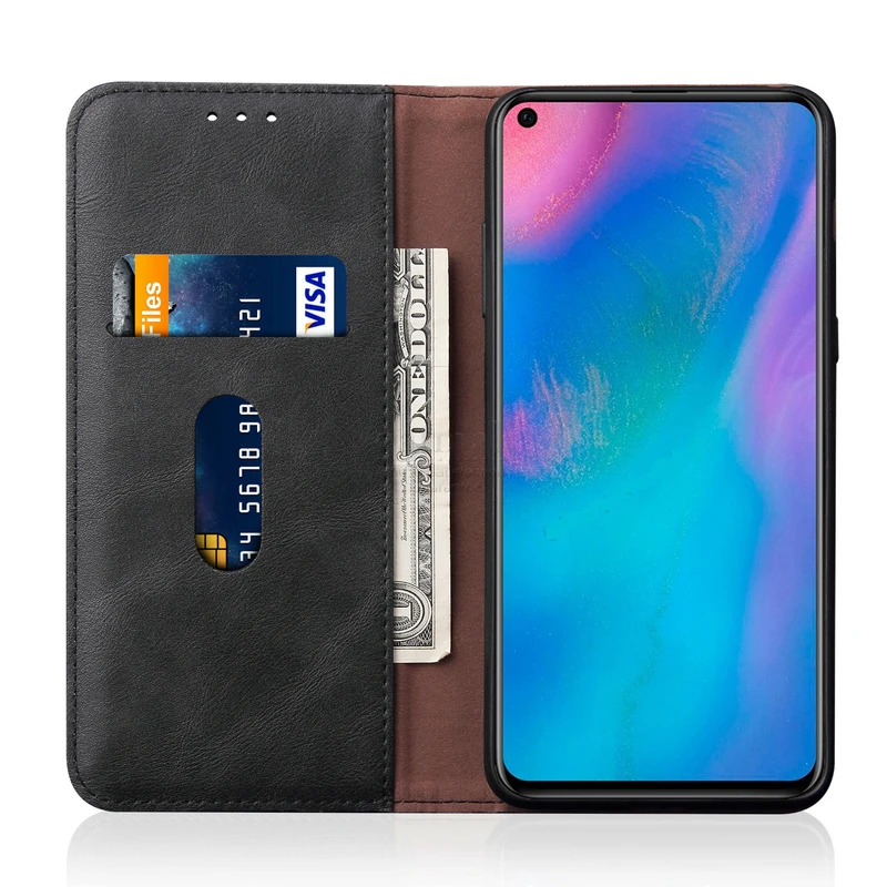 Роскошный Ретро Тонкий кожаный флип-чехол для huawei P30 P30 Pro, чехол-подставка с магнитной книгой для huawei P10, легкий Чехол