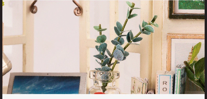 DIY Модель Кукольный дом Миниатюрный Кукольный домик с мебели светодиодный 3D деревянный дом, игрушки для детей день рождения ручной работы ремесла DGM01# E