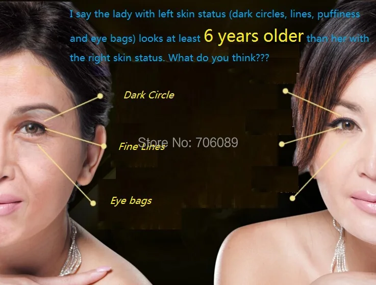 10 пар лидер продаж Антивозрастная увлажняющая маска для глаз с интенсивным