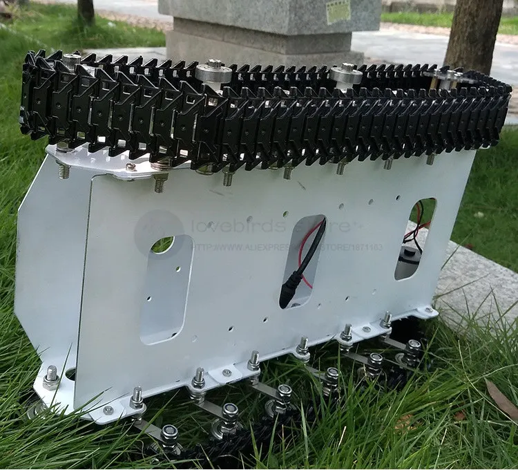 

T750 stainless steel Tank crawler robot DIY chassis mobile smart car double warehouse design High compatibility