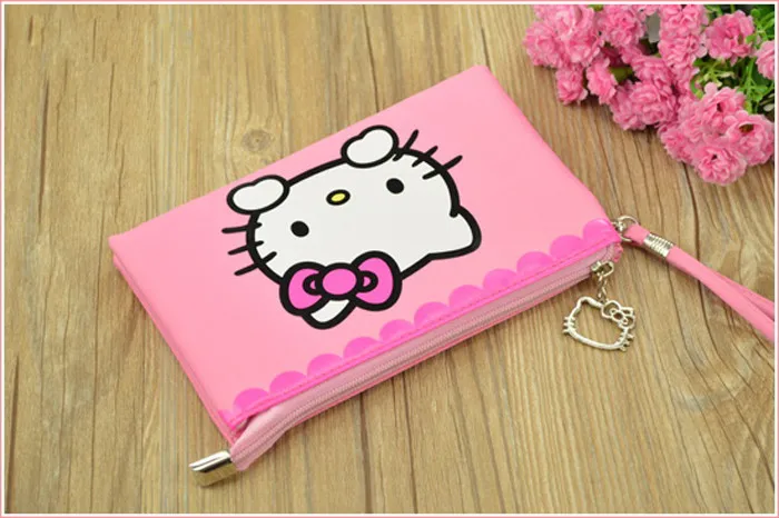 Милые маленькие женские сумочки hello kitty, водонепроницаемые, Женская эко-сумка, кошелек, клатчи с веревкой, 3 цвета, доступны