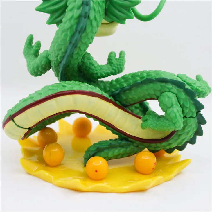Зеленый Аниме 15 см Dragon Ball Z Черный Дракон шернон Shenlong ПВХ фигурка Коллекционная модель игрушки