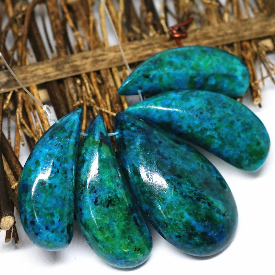 Бесплатная доставка зеленая хризоколла 5 шт. подвеска в виде ветки подходит для