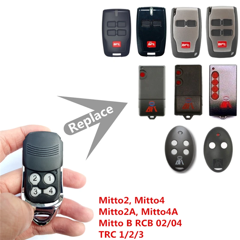 Бесплатная доставка заменить bft mitto 2A/4A удаленного Управление 433.92 мГц Замена