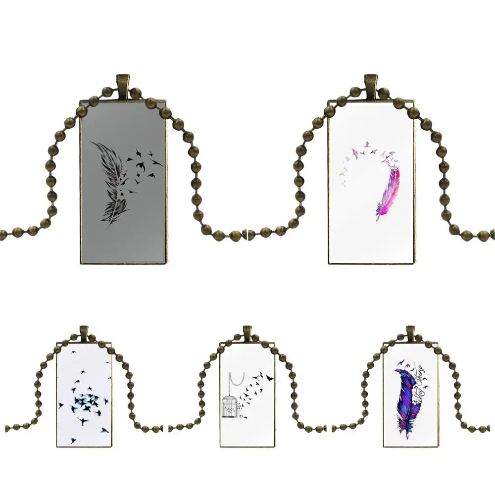 Для женщин колье стеклянный кулон ожерелье ручной работы половинный