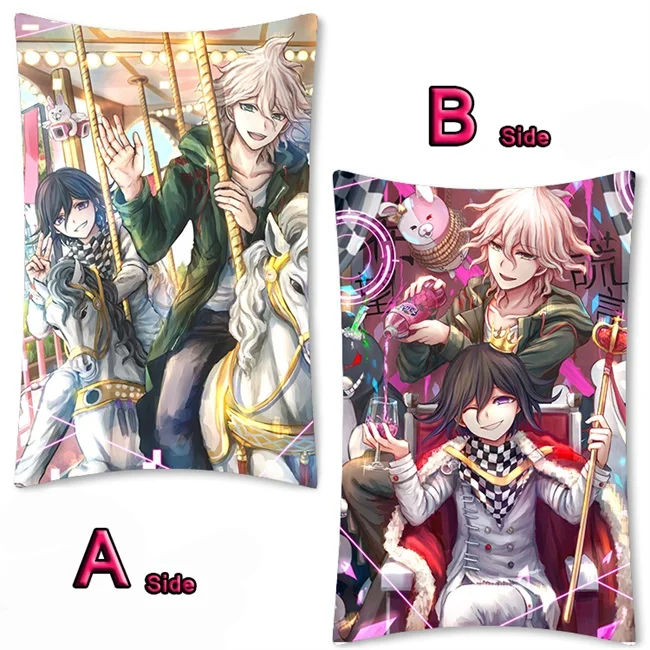 08 Аниме Danganronpa V3 Akamatsu kaede ouma kokichi Dakimakura обнимающий тело Чехол для подушки Otaku наволочка подарки 35x55 см - Цвет: 08