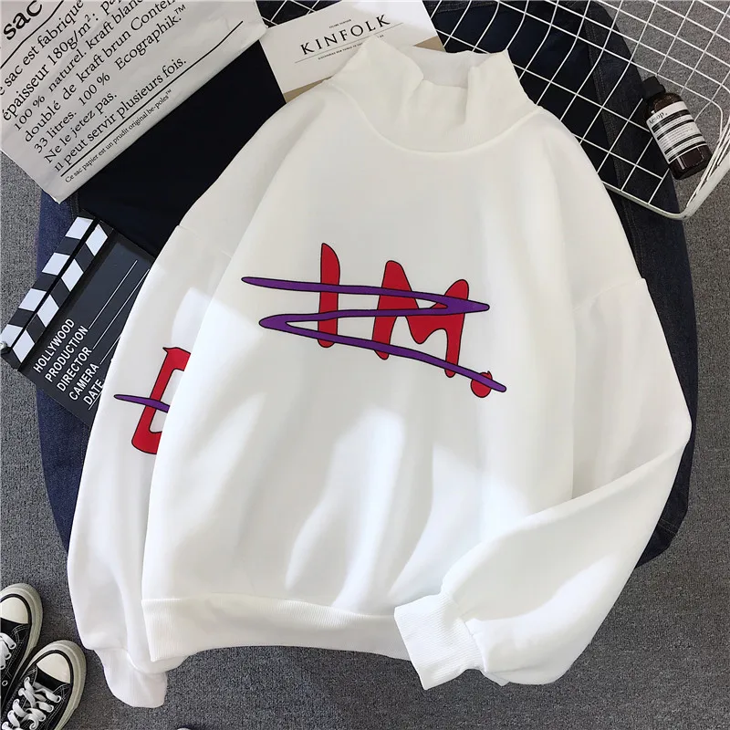 Женские толстовки с капюшоном из вельвета Harajuku Ulzzang, водолазка с длинным рукавом для отдыха, Женский пуловер с буквенным принтом, женские свитшоты