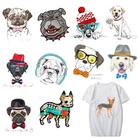 3d dogs iron on transfers heat transfer ironing stickers t shirt thermal patches washable decal diy accessory appliques custom