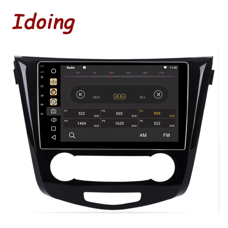 Idoing 2Din 10 2 &quot8 Core 4 + 32 Android8.0 автомобильный ради для Nissan Qashqai 2014-2017 мультимедийный