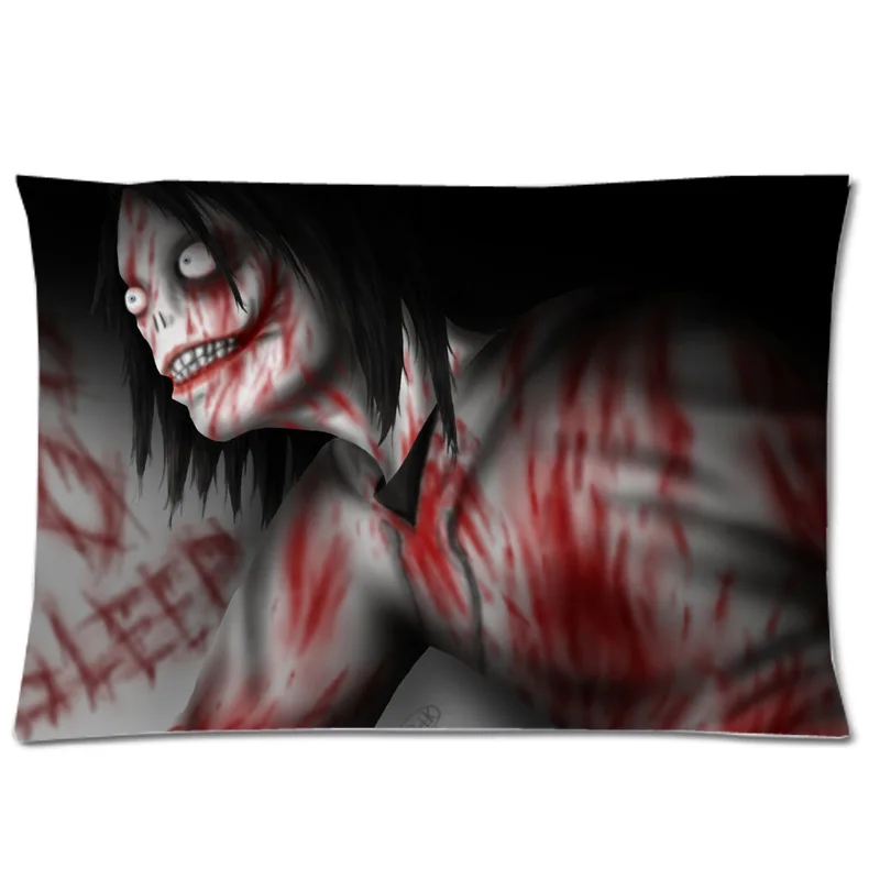 Джефф убийца два боковых накидка для подушки Декоративная Подушка Чехол из
