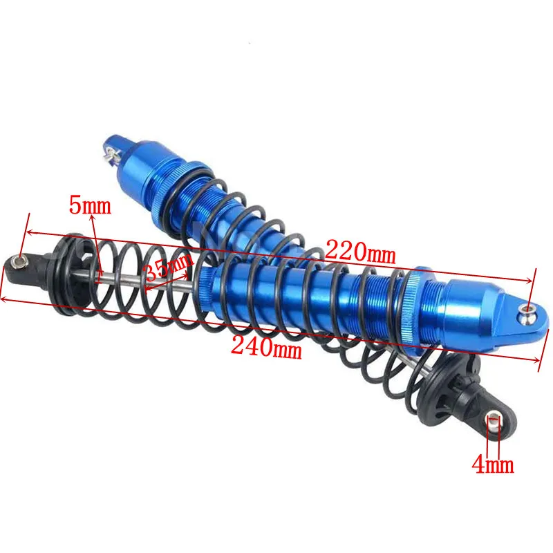 2 шт. обновленная деталь RC для автомобиля алюминиевый сплав смазанный