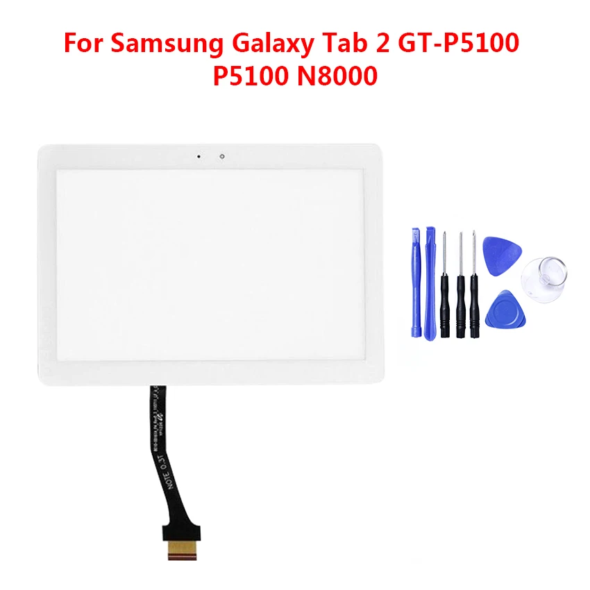Экран дигитайзер для Samsung Galaxy Tab2 10 1 P5100 P5110 Note N8000 N8010 черный/белый ремонт сменный