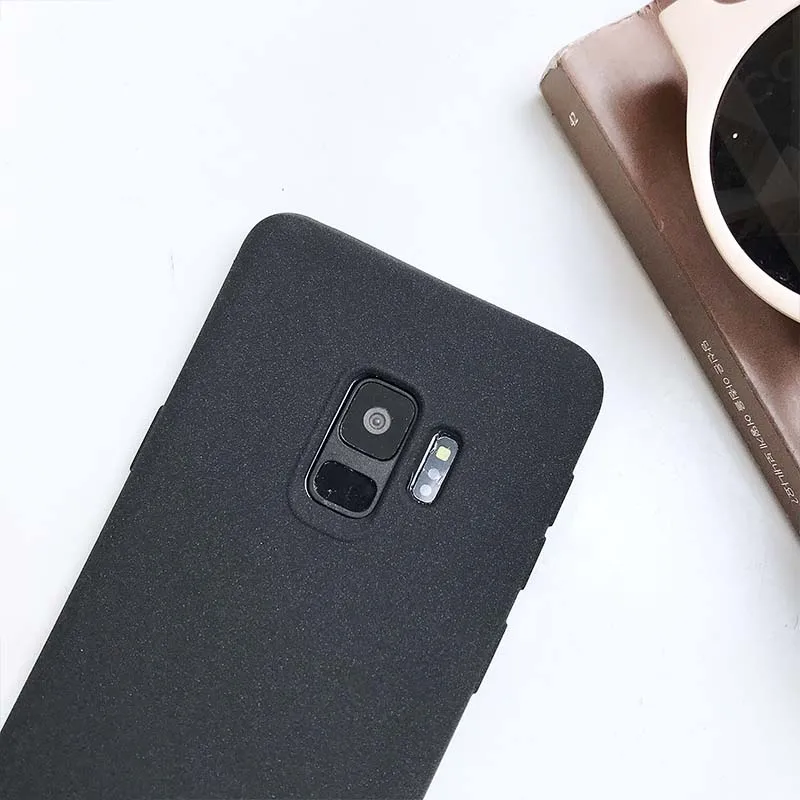 Роскошные лак матовый чехол для телефона samsung S8 плюс Примечание 8 S9 примечание 9