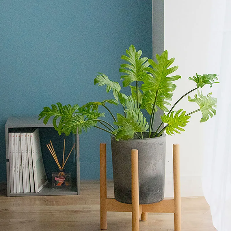 9-лист искусственные растения монстера филиал Palm папоротник черепаха листьев для
