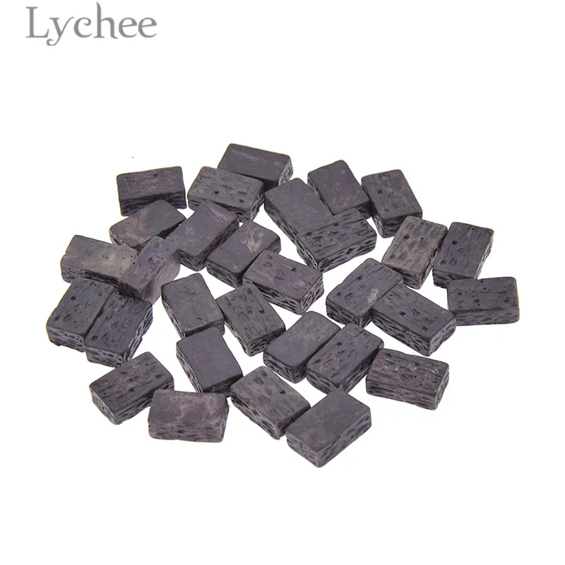 Lychee Life 20 шт./30 шт. настенный кирпич Миниатюрные Мини кирпичи для украшения сада