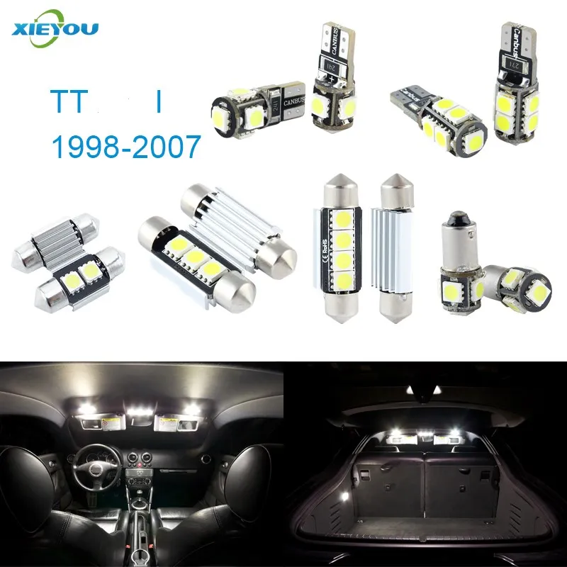 Фонари в упаковке 8 шт. для Audi TT I (1998 2007)|interior light|led light interiorled interior |