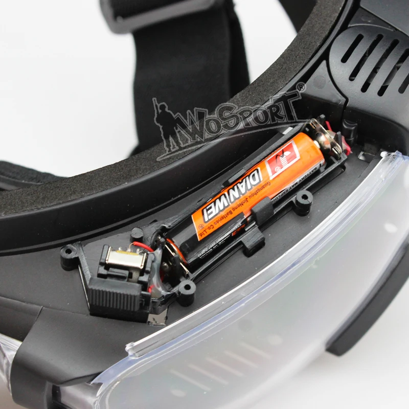 WoSporT страйкбольная тактическая маска для всего лица с вентилятором очки военной