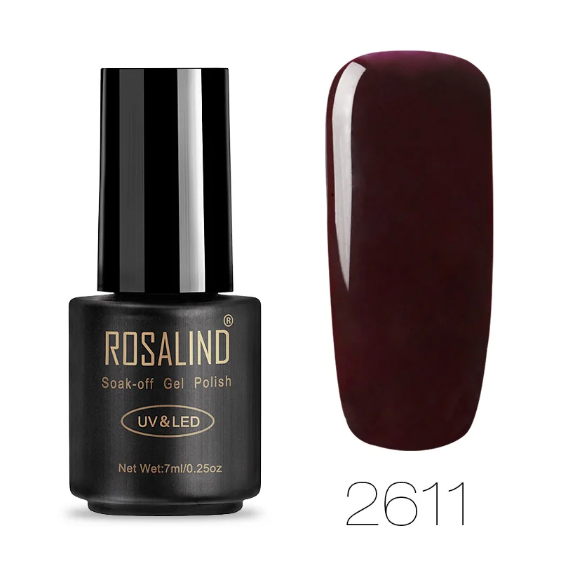 RA2611 ROSALIND гель лак набор для наращивания ногтей Vernis Полупостоянный все для маникюра Базовое покрытие ногтей УФ-гель для ногтей - Цвет: RA2611