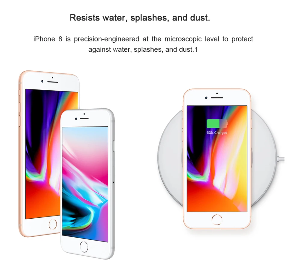 Apple iPhone 8 1821 мАч 2 Гб ОЗУ 64 Гб/256 ГБ LTE 4,7 МП камера "дюймовый Apple отпечаток пальца шестиядерный IOS 3D Touch ID