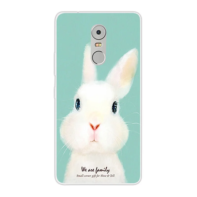Для Lenovo K6 Note милый чехол с животными Мягкий силиконовый для 5 &quotчехол телефона Funda