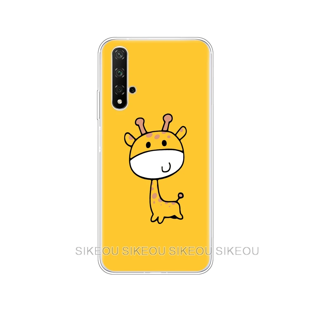 34599 Чехол на Honor 20, силиконовый чехол на заднюю панель, чехол для телефона huawei Honor 20 Pro Lite Honor20 YAL-L21 YAL-L41, роскошный мультяшный рисунок - Цвет: 34599