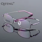 Оправа для очков, женские компьютерные оптические очки по рецепту для близорукости, женская прозрачная оправа для очков с прозрачными линзами QF245