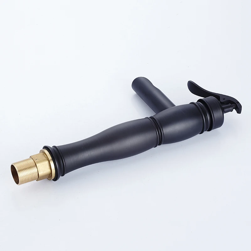 Классический водопад в стиле ретро для ванной комнаты черные смесители раковины