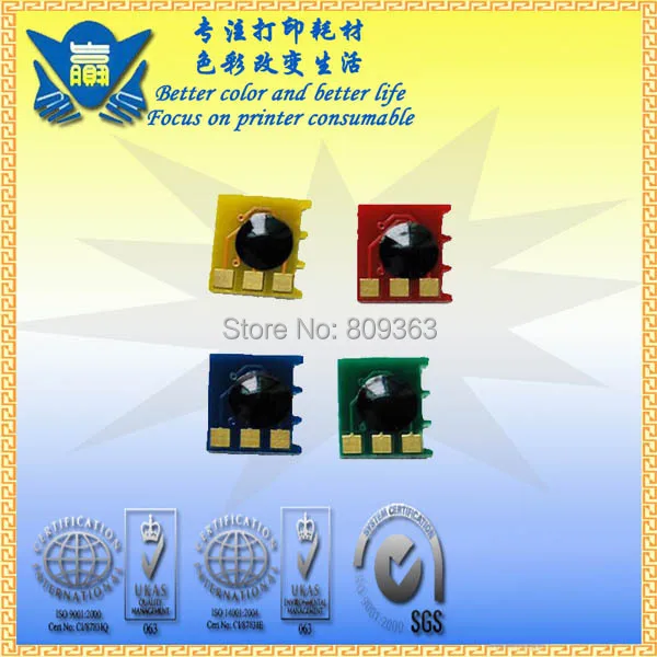 (20 шт./компл.)! Совместимый чип цветного картриджа с тонером CC530A CC533A для LaserJet