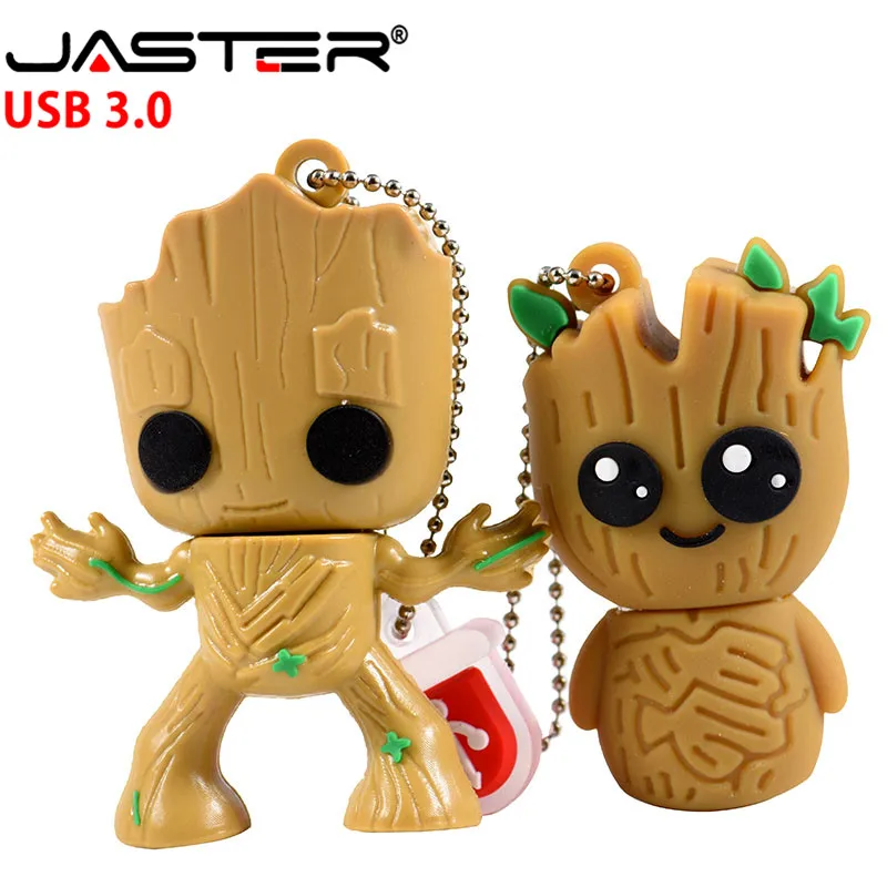 Jaster Lovely Мультфильм флэш-накопитель USB мини дерево человек карта памяти USB 3,0 4 ГБ 8 ГБ 16 ГБ 32 ГБ 64 ГБ 128 ГБ высокоскоростной U диск