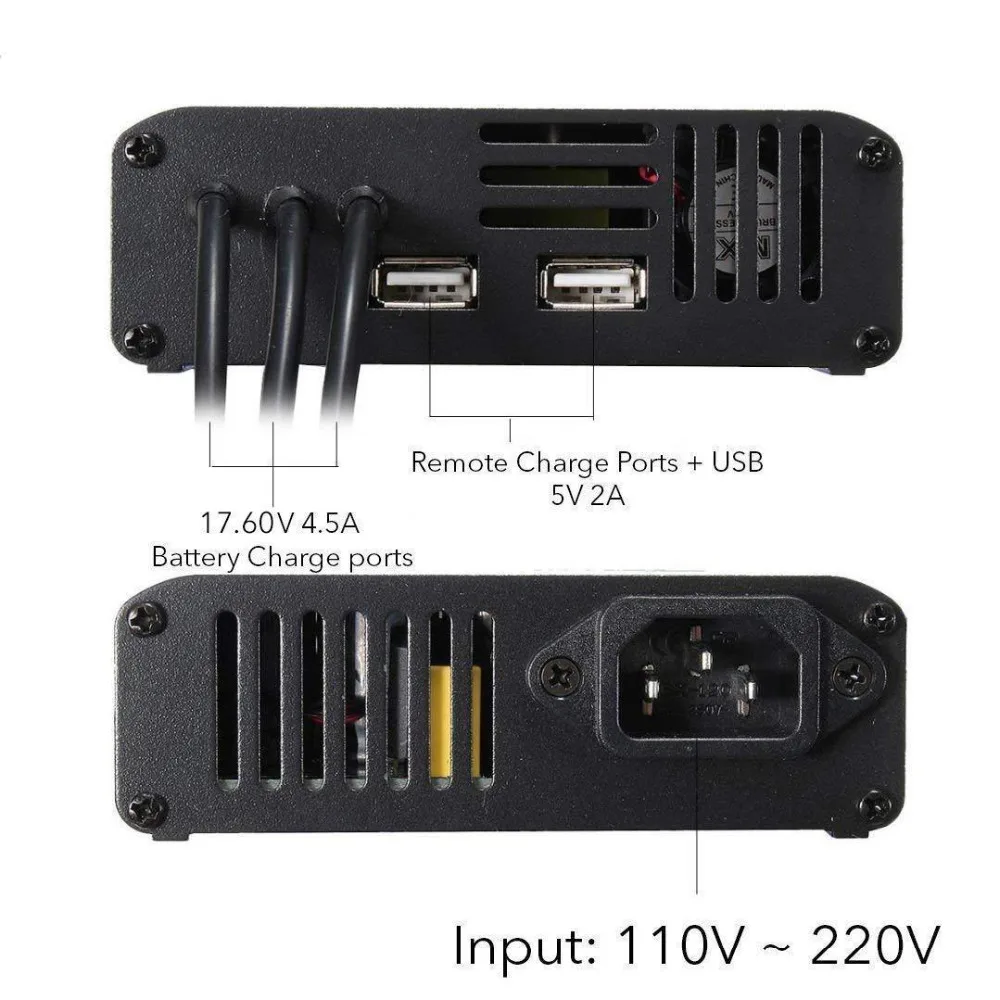 Зарядное устройство для DJI Mavic 2 Pro/Zoom 5 в 1, зарядное устройство для Mavic 2, пульт дистанционного управления и зарядное устройство для смартфонов