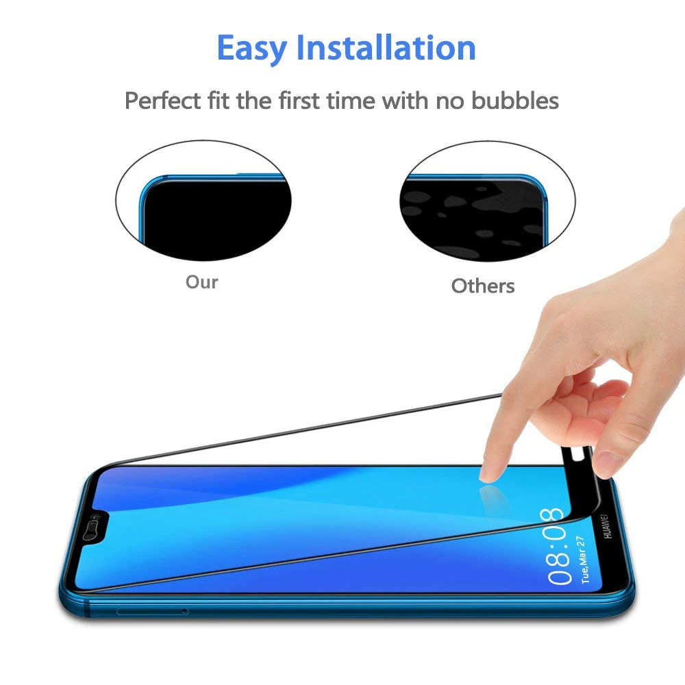 NYFundas закаленное Стекло для huawei P20 Pro P9 Lite P8 2017 Honor 10 Экран протектор 5D пленка